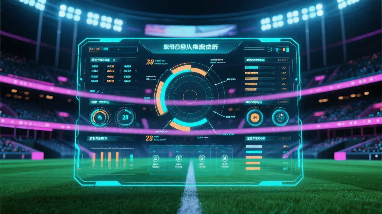 虚拟足球策略模拟与结果预测界面示意
